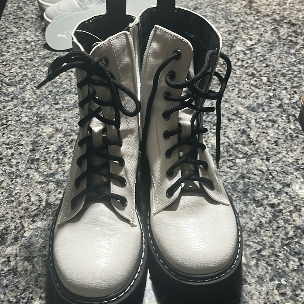Never worn combat boots